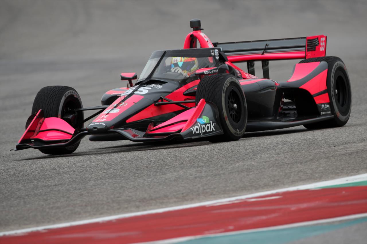 Alex Palou on course during the Open Test at Circuit of The Americas in Austin, TX -- Photo by: Chris Graythen (Getty Images)